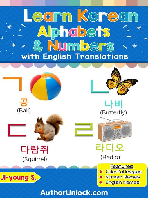 Title details for Learn Korean Alphabets & Numbers by Ji-young S. - Wait list